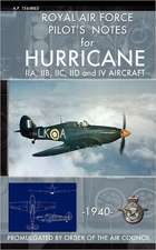 Royal Air Force Pilot's Notes for Hurricane