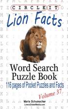 Circle It, Lion Facts, Word Search, Puzzle Book