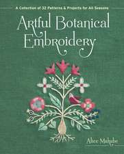 Artful Botanical Embroidery