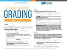 Standards-Based Grading Quick Reference Guide