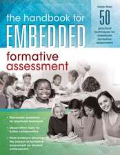 Handbook for Embedded Formative Assessment