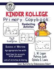 Kinder Kollege Primary Copybook