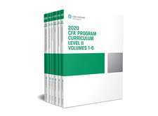 CFA Program Curriculum 2020 Level II Volumes 1–6 Box Set