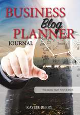 Business Blog Planner Journal - Corporate Bloggers Content Creator