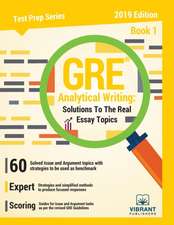GRE Analytical Writing
