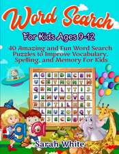 Word Search For Kids Ages 9-12