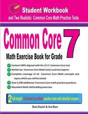 Common Core Math Exercise Book for Grade 7