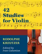 42 Studies for Violin by Rodolphe Kreutzer