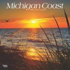 Michigan Coast 2025 12 X 24 Inch Monthly Square Wall Calendar Plastic-Free