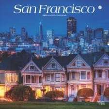 San Francisco 2025 12 X 24 Inch Monthly Square Wall Calendar Plastic-Free