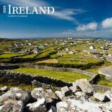 Ireland 2025 12 X 24 Inch Monthly Square Wall Calendar Plastic-Free