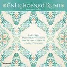 Enlightened Rumi 2025 12 X 24 Inch Monthly Square Wall Calendar Plastic-Free