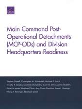 MAIN COMMAND POSTOPERATIONAL DPB