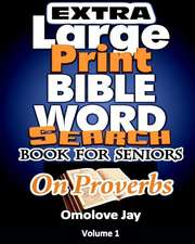 Extra Large Print Bible Word Search Book for Seniors