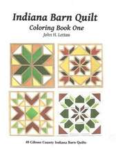 Indiana Barn Quilt Coloring Book One