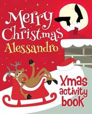 Merry Christmas Alessandro - Xmas Activity Book