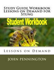 Study Guide Workbook Lessons on Demand for Stung