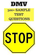 DMV 500+ Sample Test Questions