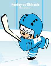 Hockey Su Ghiaccio Libro Da Colorare 1