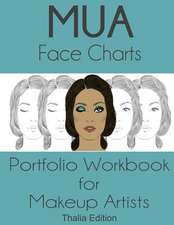 Makeup Artist Face Chart Workbook Thalia Edition