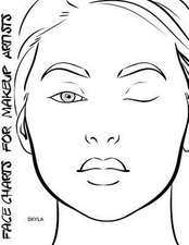 Face Charts for Makeup Artists Skyla