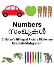 English-Malayalam Numbers Children's Bilingual Picture Dictionary