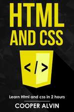 HTML and CSS