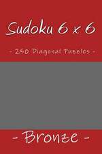 Sudoku 6 X 6 - 250 Diagonal Puzzles - Bronze