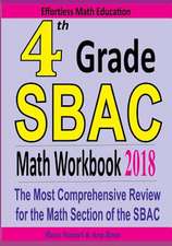 4th Grade Sbac Math Workbook 2018