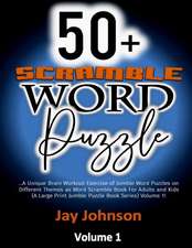 50+ Scramble Words Puzzles