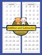 Addition and Subtraction for Practice Grade 3-5