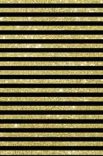 Lizzie Timewarp Notebook (gold and black striped)