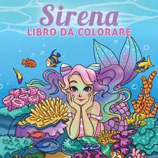 Sirena libro da colorare