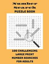 Number Search Puzzle Book