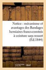 Notice: Mécanisme Et Avantages Des Bandages Herniaires Francs-Comtois À Ceinture Sans Ressort