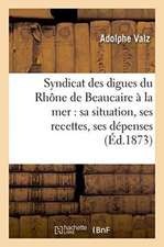 Syndicat Des Digues Du Rhône de Beaucaire À La Mer: Sa Situation, Ses Recettes, Ses Dépenses