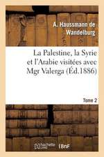 La Palestine, La Syrie Et L'Arabie Visitees Avec Mgr Valerga, Tome 2