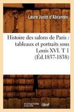 Histoire Des Salons de Paris