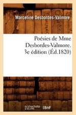 Poesies de Mme Desbordes-Valmore. 3e Edition