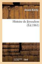 Histoire de Jerusalem