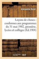 Leçons de choses