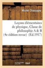Leçons élémentaires de physique