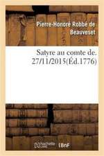 Satyre au comte de