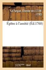 Épître à l'amitié