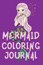 Mermaid Coloring Journal.Stunning Coloring Journal for Girls, contains mermaid coloring pages.