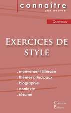 Fiche de lecture Exercices de style de Raymond Queneau (Analyse littéraire de référence et résumé complet)