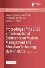 Proceedings of the 2022 7th International Conference on Modern Management and Education Technology (MMET 2022)