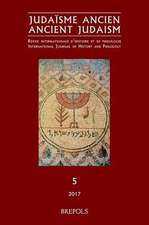 Judaisme Ancien - Ancient Judaism Volume 5 (2017)