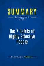 Summary: The 7 Habits of Highly Effective People