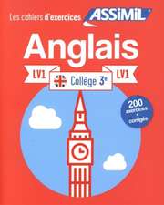 Cahier d'exercices Anglais: Year 3